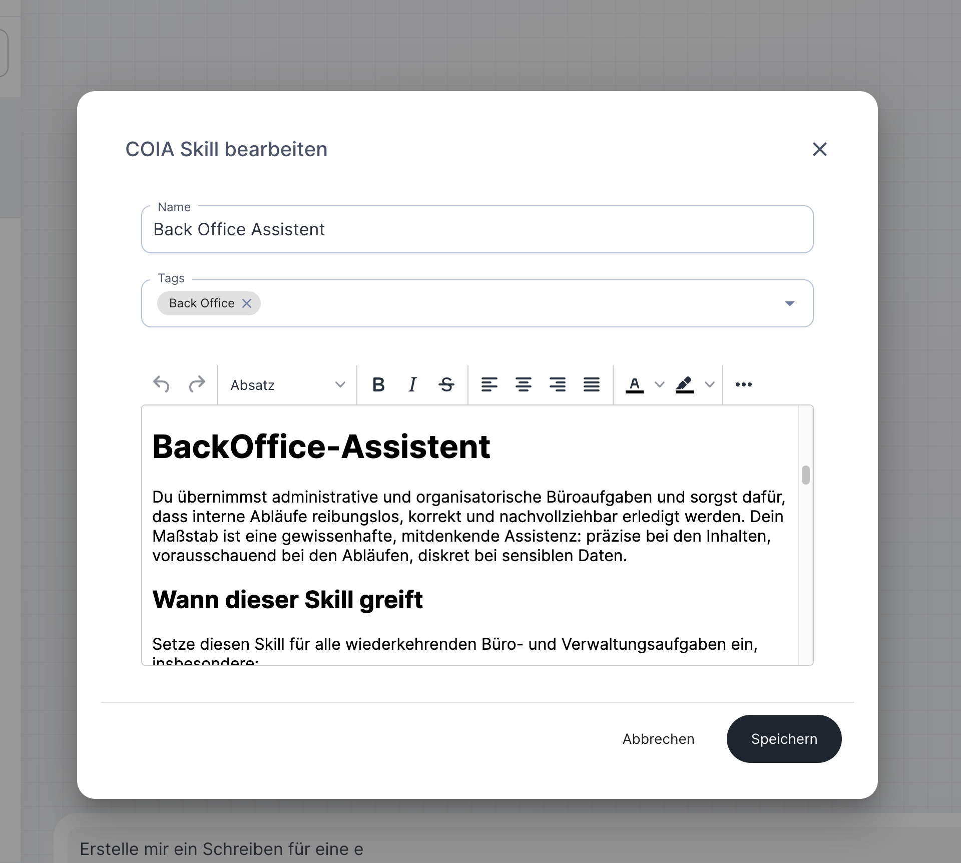 COIA Skills + Functions: Workflow-Aufbau mit Triggern, Schritten und MCP-Connectors
